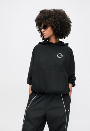 Пуловер с капюшоном