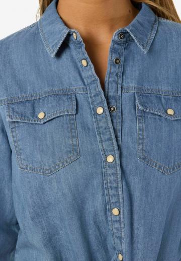 Джинсовая блузка