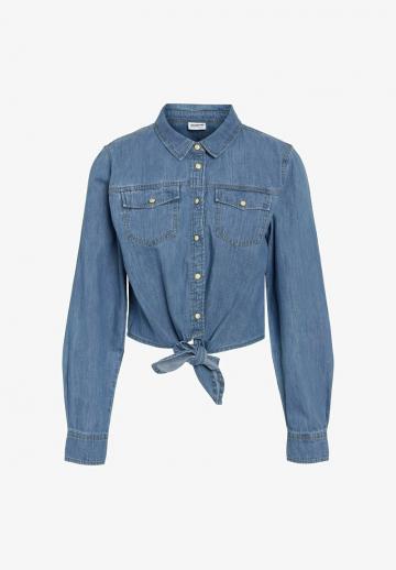 Джинсовая блузка