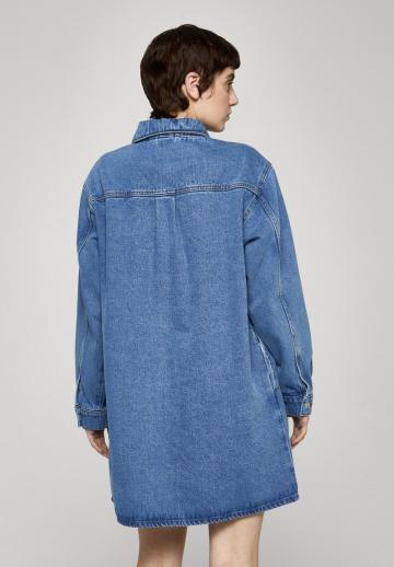 Джинсовое платье