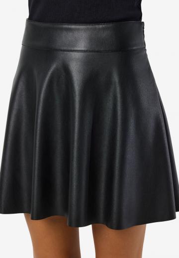 Кожаная юбка