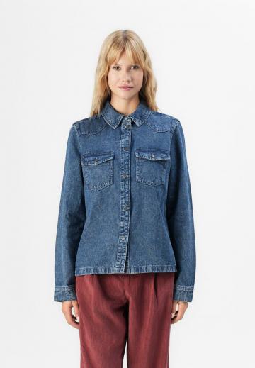 Джинсовая блузка
