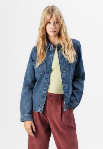 Джинсовая блузка