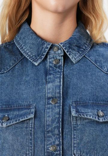 Джинсовая блузка
