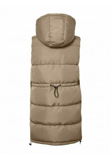 Длинный жилет