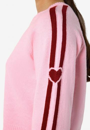 Пуловер в полоску