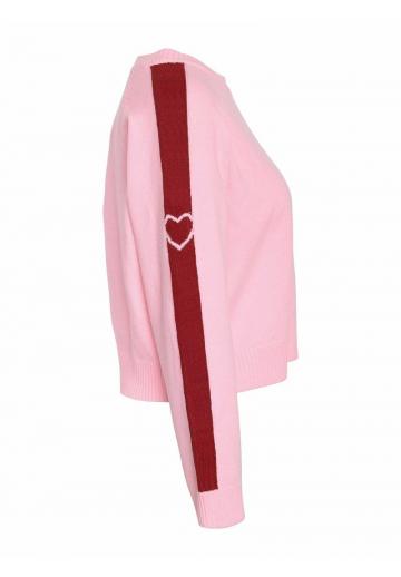 Пуловер в полоску