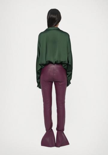 Атласная блузка