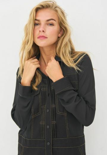 Джинсовое платье