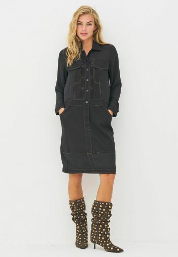 Джинсовое платье