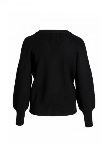 Пуловер с вырезом V