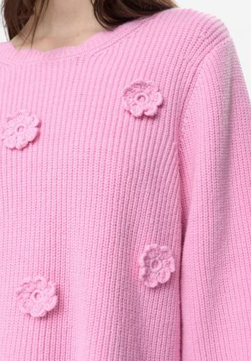 Пуловер с рукавом три четверти