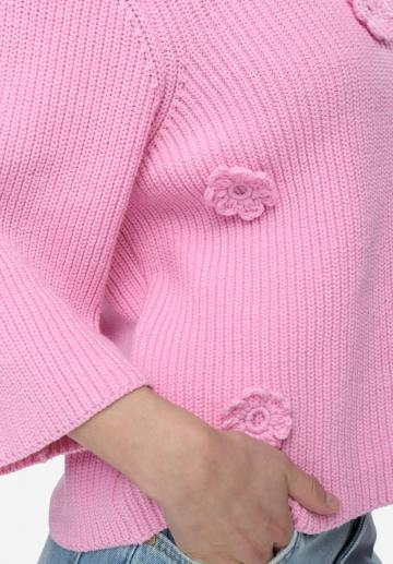 Пуловер с рукавом три четверти