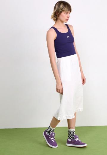 Юбка с накладными карманами