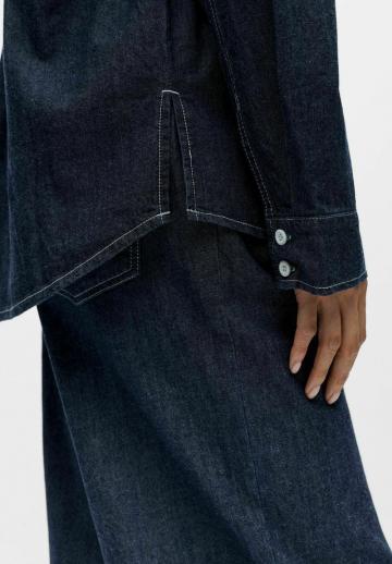 Джинсовая блузка