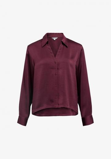 Атласная блузка