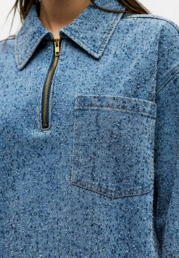 Джинсовое платье