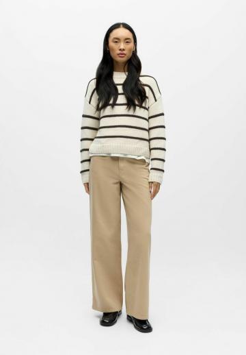 Пуловер в полоску