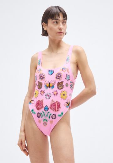 Слитный купальник