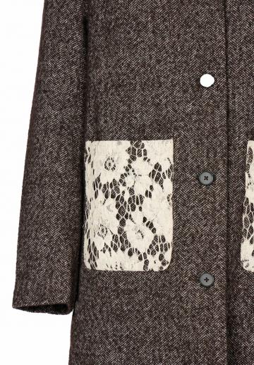 Шерстяное пальто