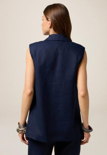 Джинсовая жилетка