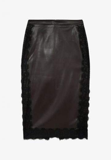 Кожаная юбка