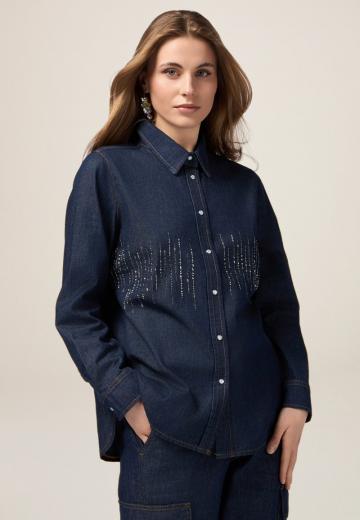 Джинсовая блузка