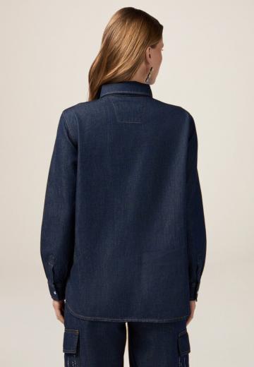 Джинсовая блузка