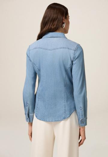 Джинсовая блузка