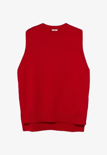 Пуловер без рукавов