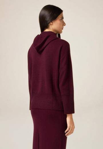 Пуловер с капюшоном