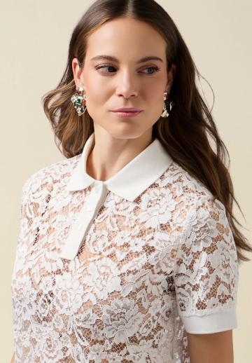 Кружевная блузка