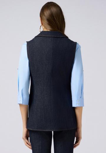 Джинсовая жилетка