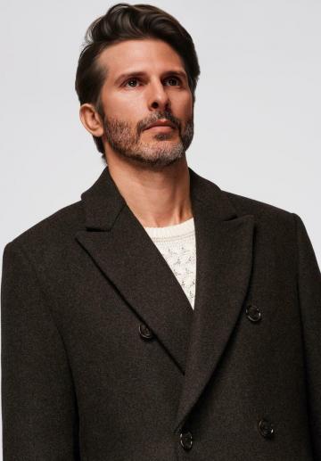 Шерстяное пальто