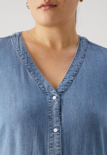 Джинсовое платье