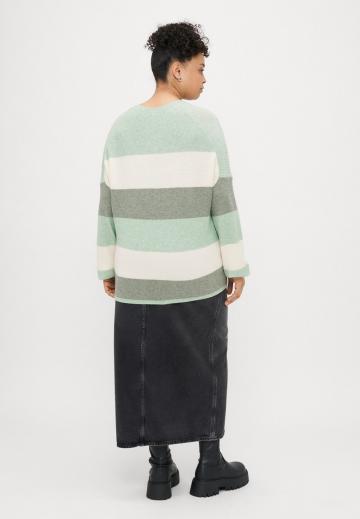 Пуловер в полоску