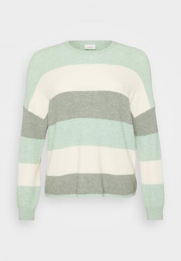 Пуловер в полоску