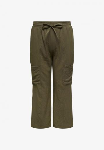 Брюки с накладными карманами