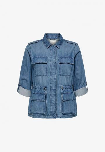 Джинсовая жилетка