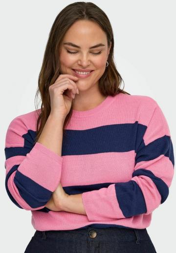 Пуловер в полоску