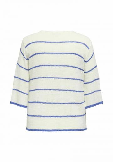 Пуловер в полоску