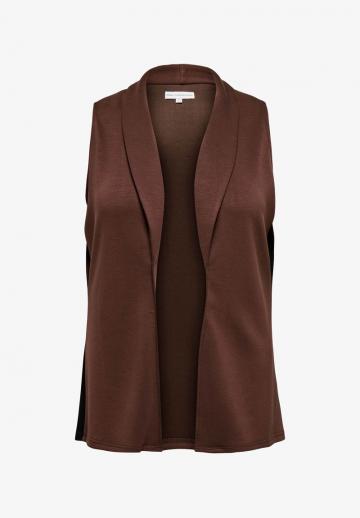 Длинный жилет