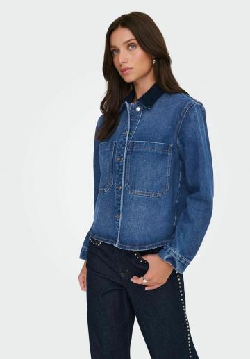 Джинсовая блузка