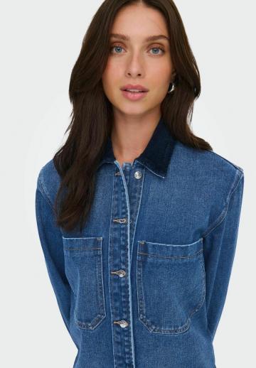 Джинсовая блузка