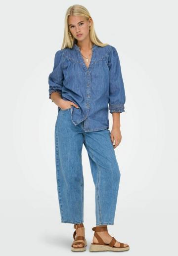 Джинсовая блузка