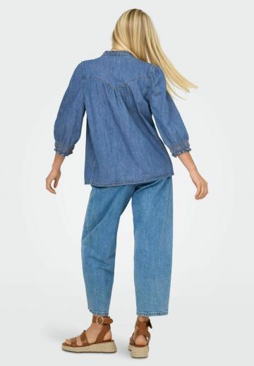 Джинсовая блузка