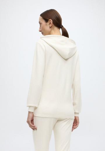 Пуловер с капюшоном