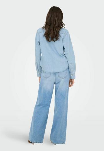 Джинсовая блузка