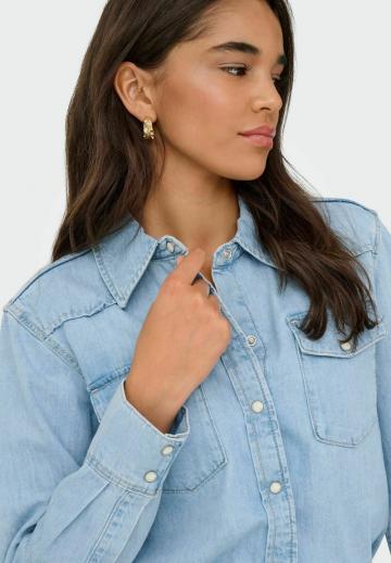 Джинсовая блузка