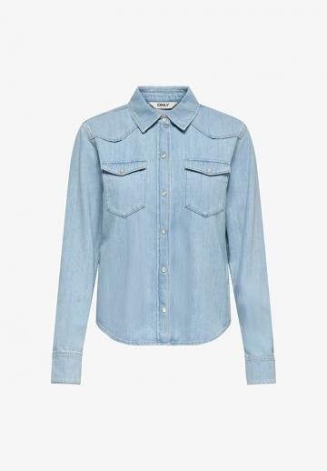 Джинсовая блузка